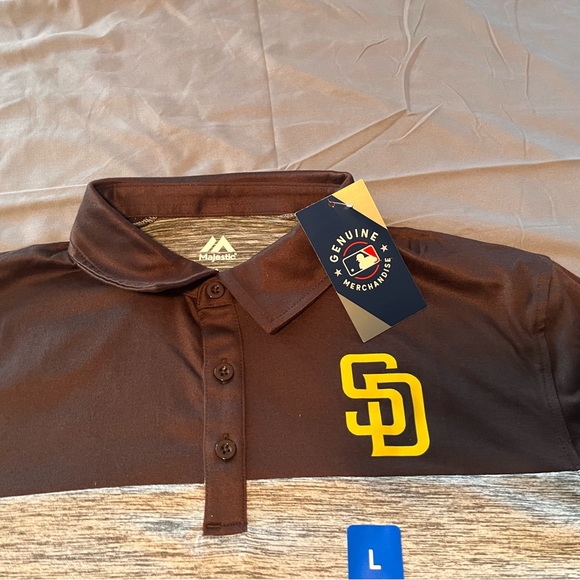 San Diego Padres Polo Shirt- All Sizes Available - Picture 4 of 4